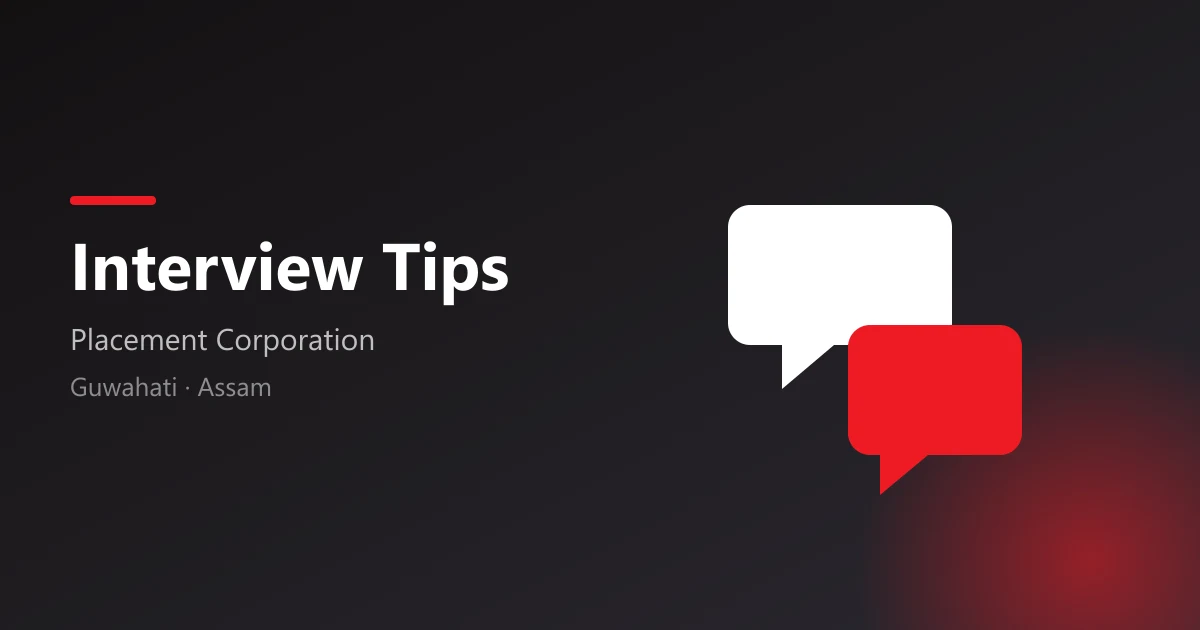 Illustration of two speech bubbles, representing a job interview conversation